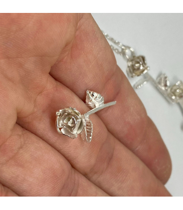 Colgante Rosa Eros Plata