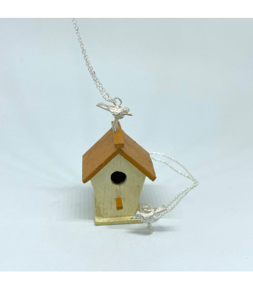 Colgante Uccellino Plata de Ley