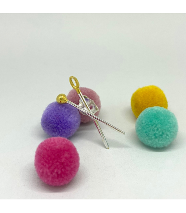 Combinación Pendientes Zurcir Alfiler-aguja y Dedal