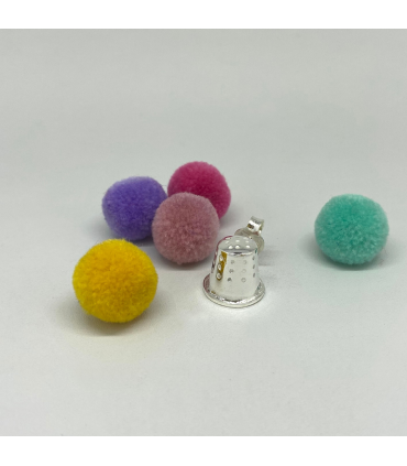 Combinación Pendientes Zurcir Alfiler-aguja y Dedal