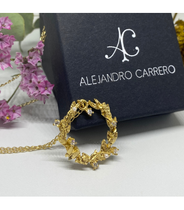 Colgante Honor Female plata chapado en oro