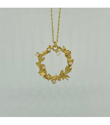 Colgante Honor Female plata chapado en oro