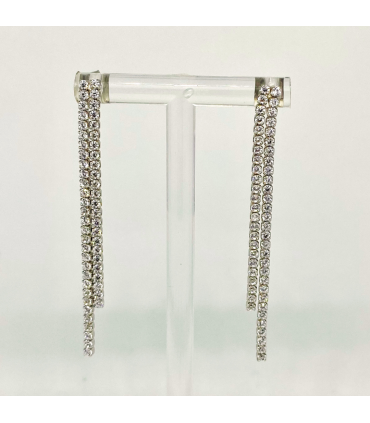 Pendientes Ana en plata de ley