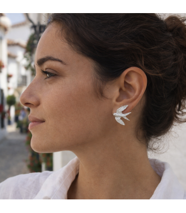 Pendientes Rondine Plata