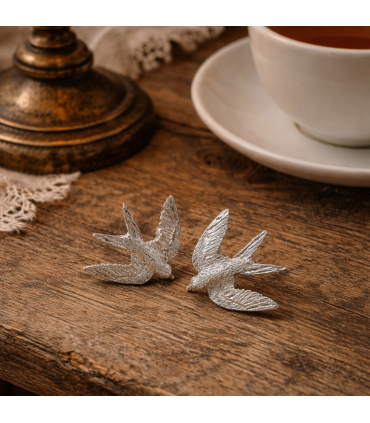 Pendientes Rondine Plata